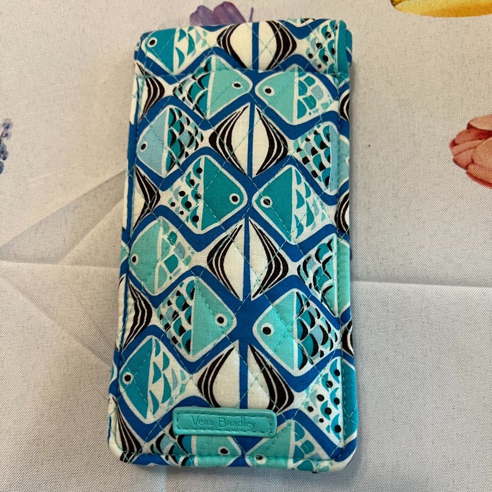 Vera Bradley Sunglass Sleeve Go Fish Readers, Eyeglasses Soft